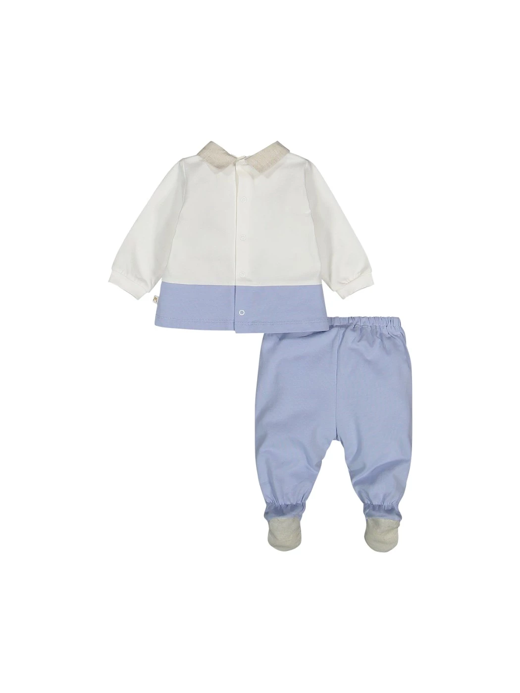 Completo Con Piede Jersey Stretch Neonato 25Q5180