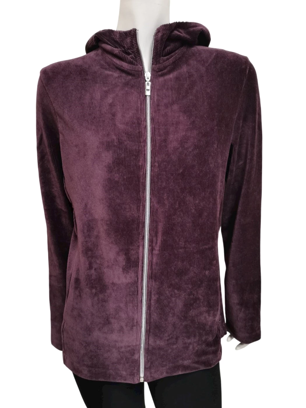 Maglia Zip Lunga Ciniglia Velluto Donna 2C9406