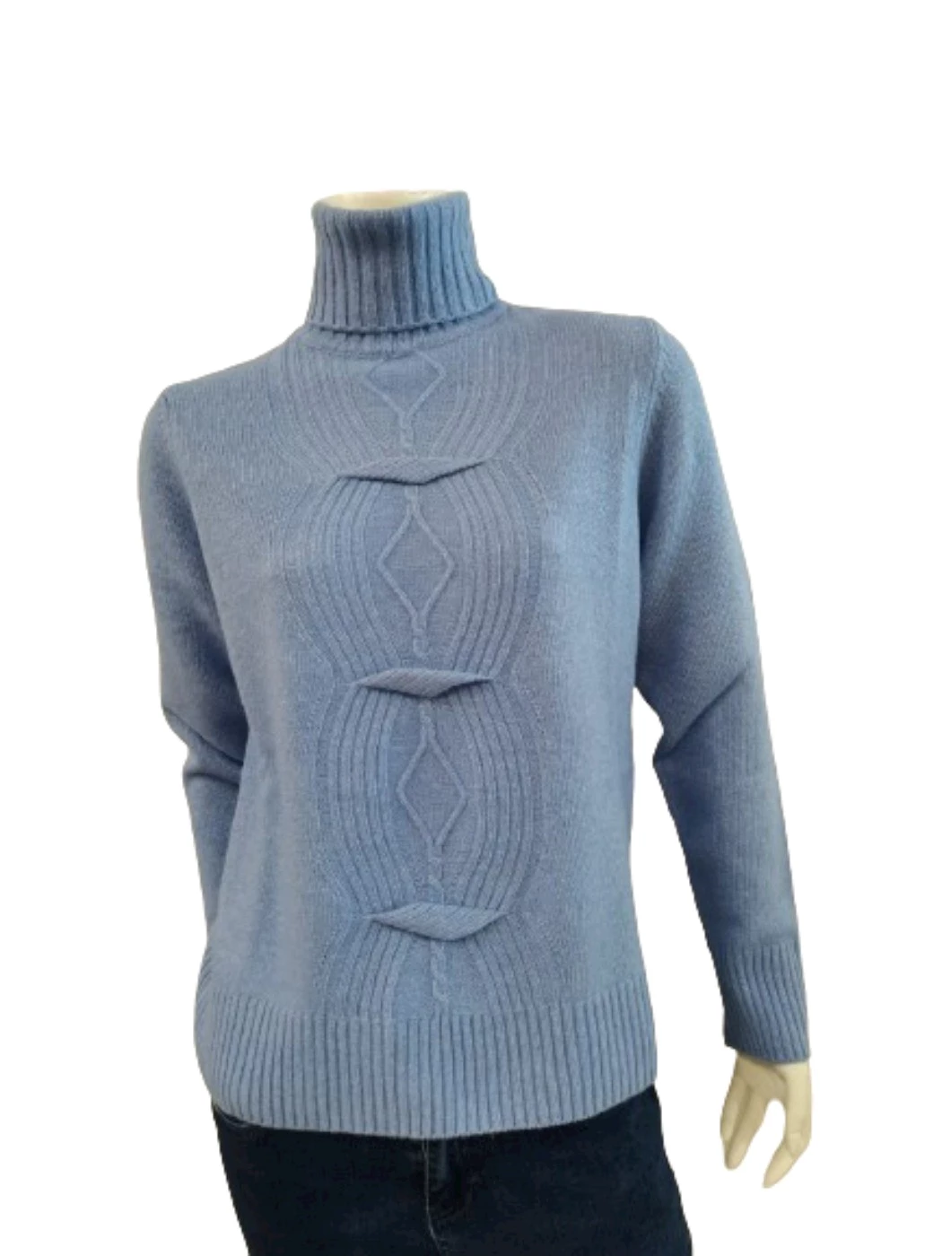 Maglia Dolcevita Treccia Donna 40305