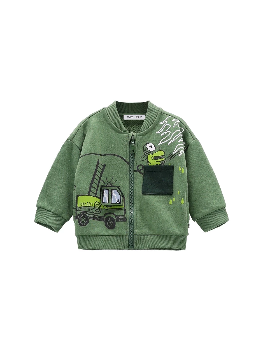 Felpa Zip Manica Lunga Invernale Baby M. 44D0372B