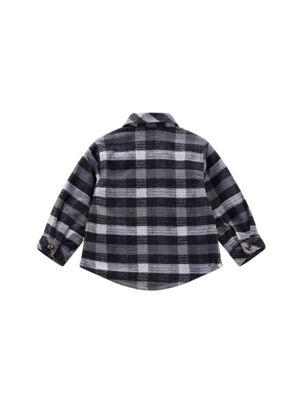 Camicia Manica Lunga Flanella Quadri Bambino 45H3222K