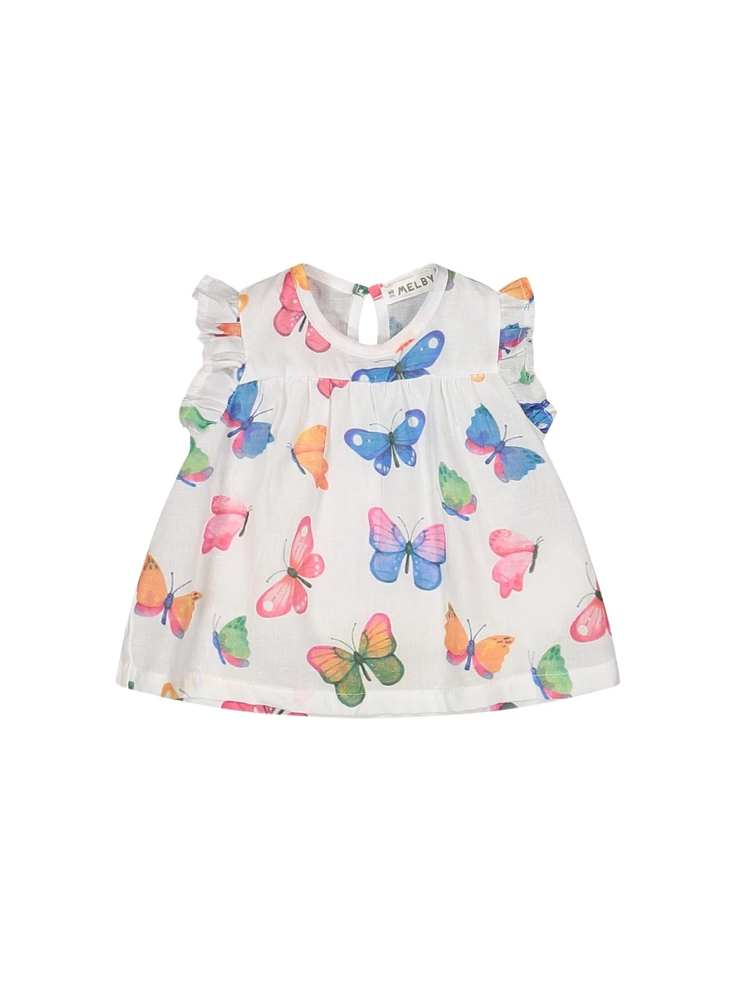 Blusa Manica Corta Fantasia Bambina 45H7703K