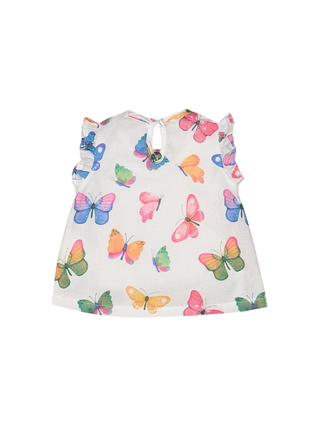 Blusa Manica Corta Fantasia Bambina 45H7703K