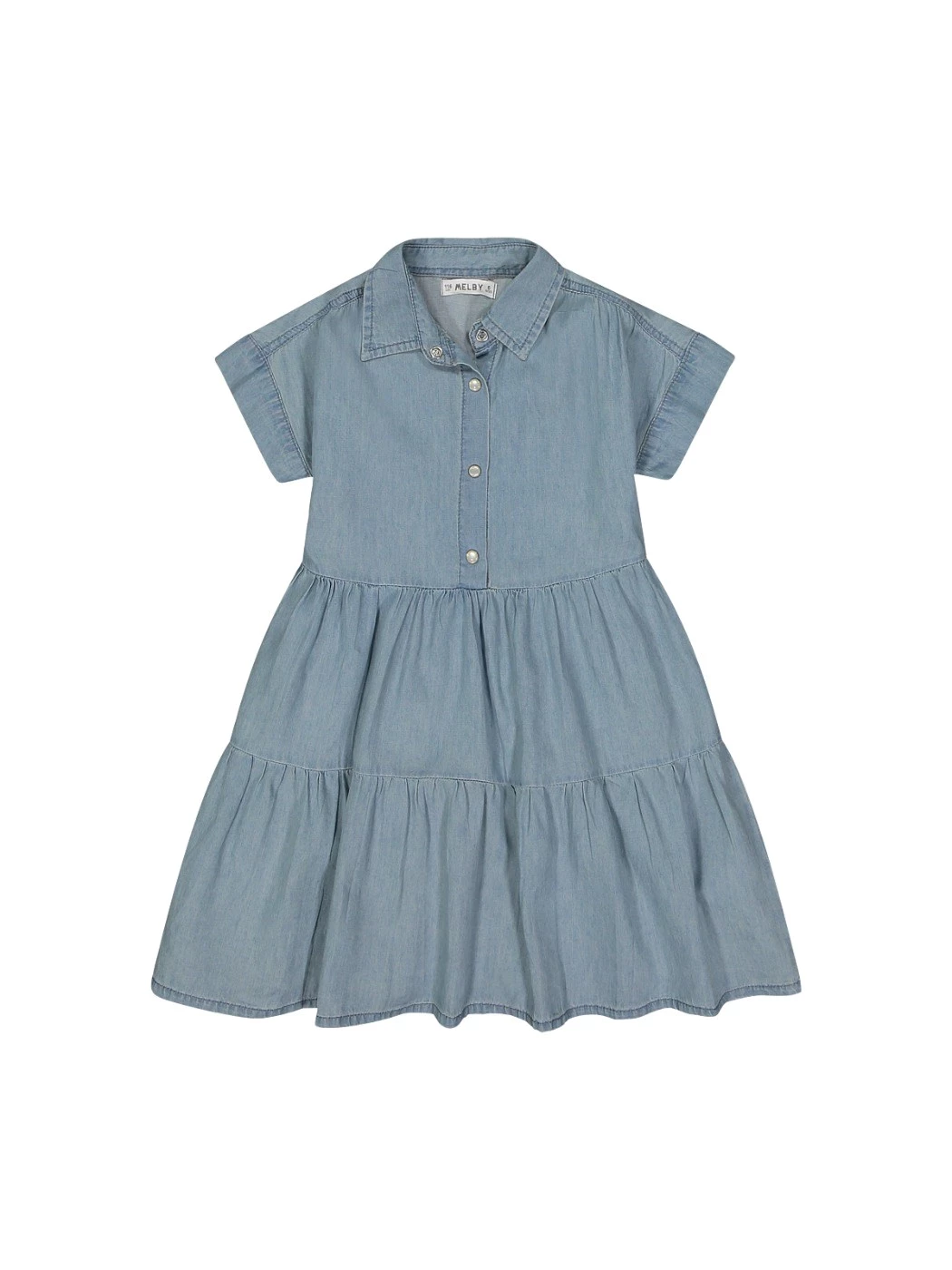 Abito Senza Maniche Chambray Ragazza 65J5355
