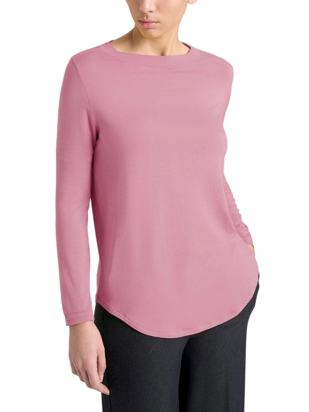 Maglia Collo Barchetta Manica Lunga Donna 70121B