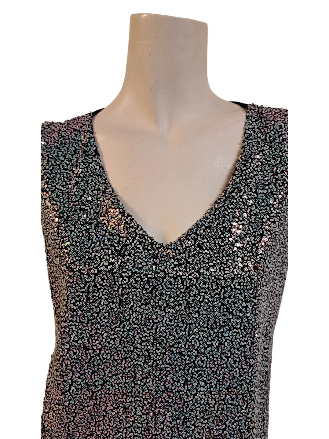 Maglia Canotta Paillettes Donna 9990