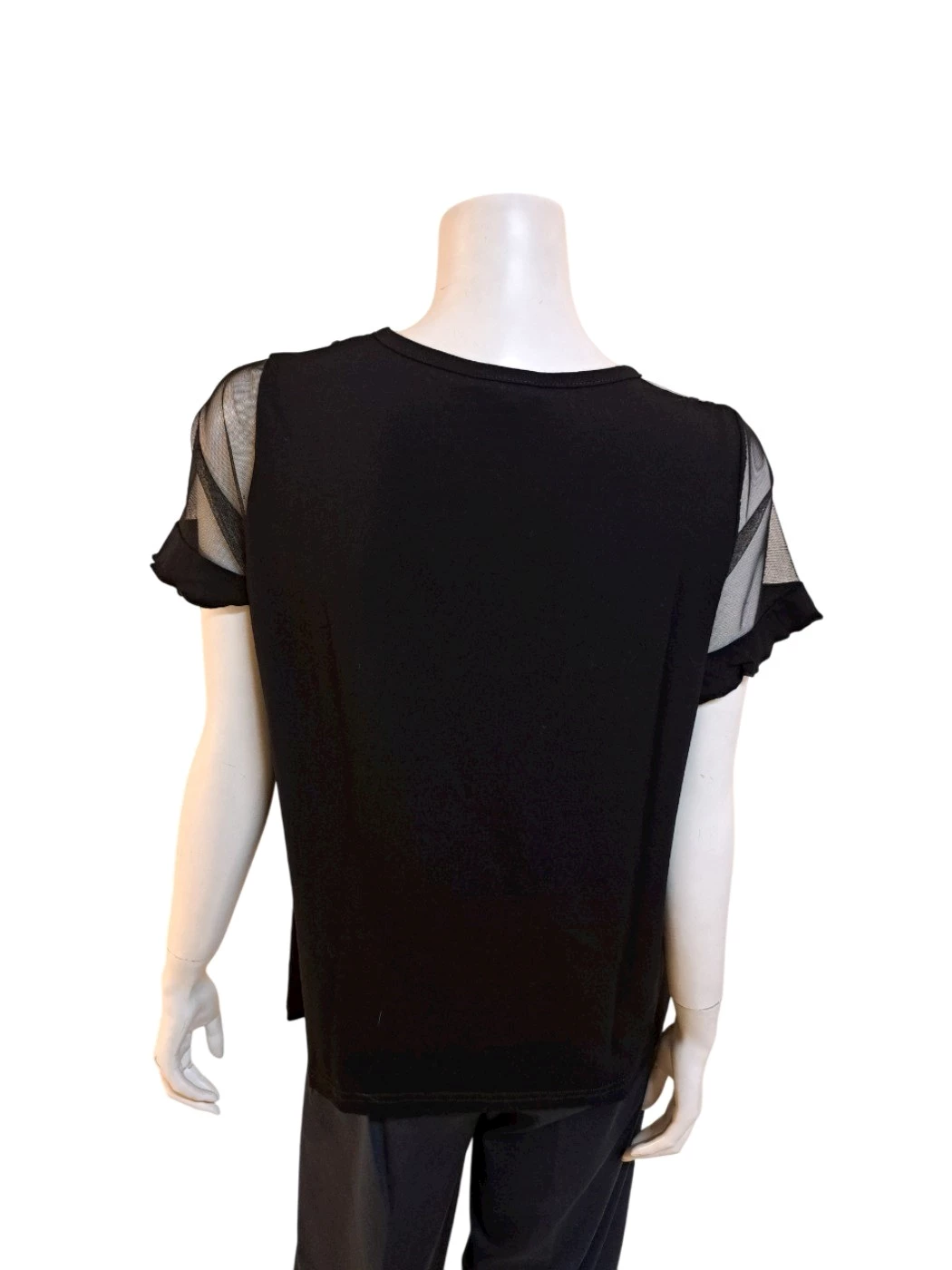 Maglia Scollo V Manica Corta Donna C419