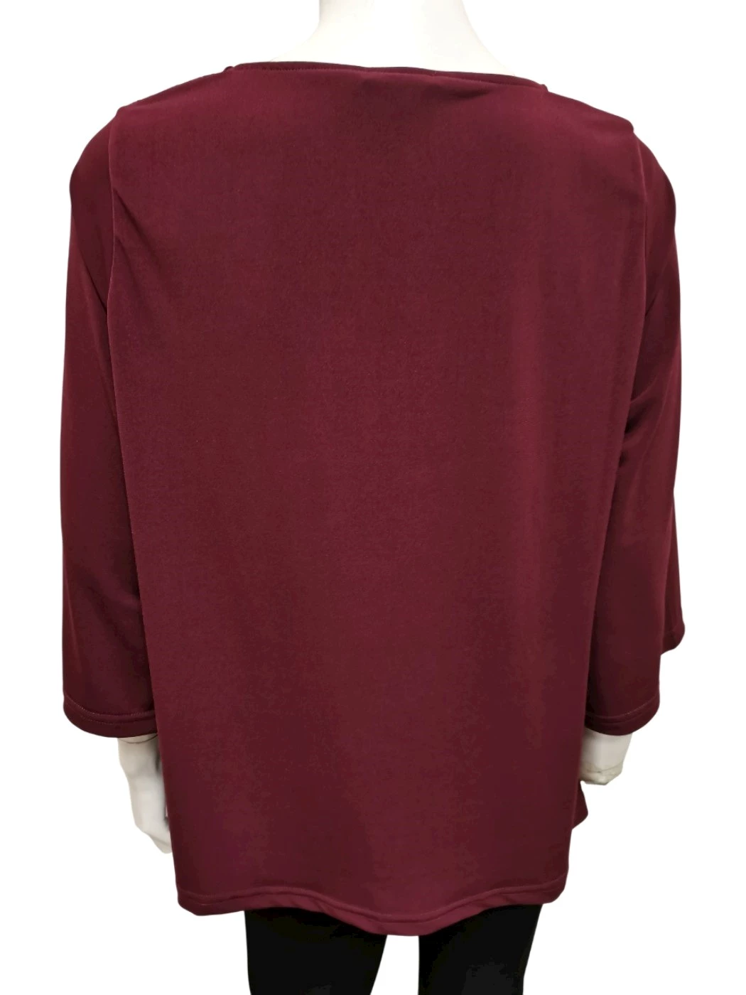 Blusa Scollo V Manica Tre Quarti Donna C519