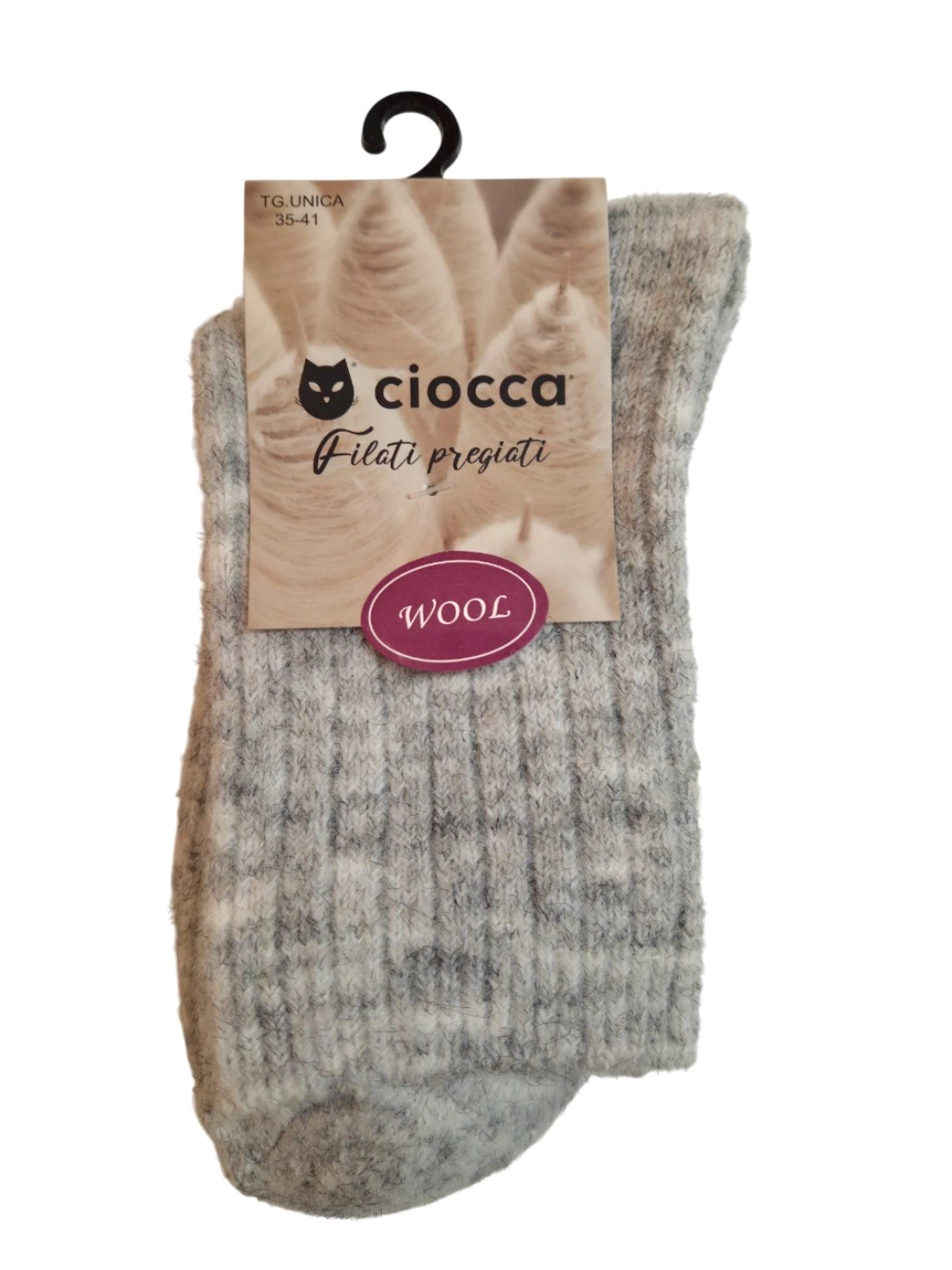 Calza Donna a Coste Lana CID9989C