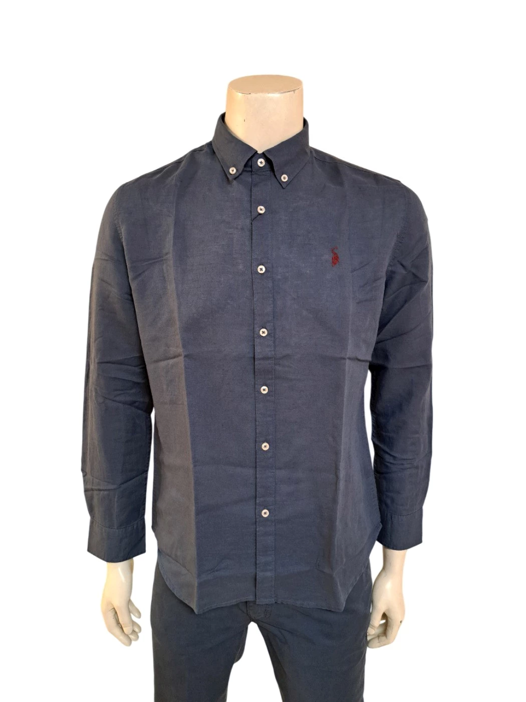 Camicia Lino Manica Lunga Uomo CR20106