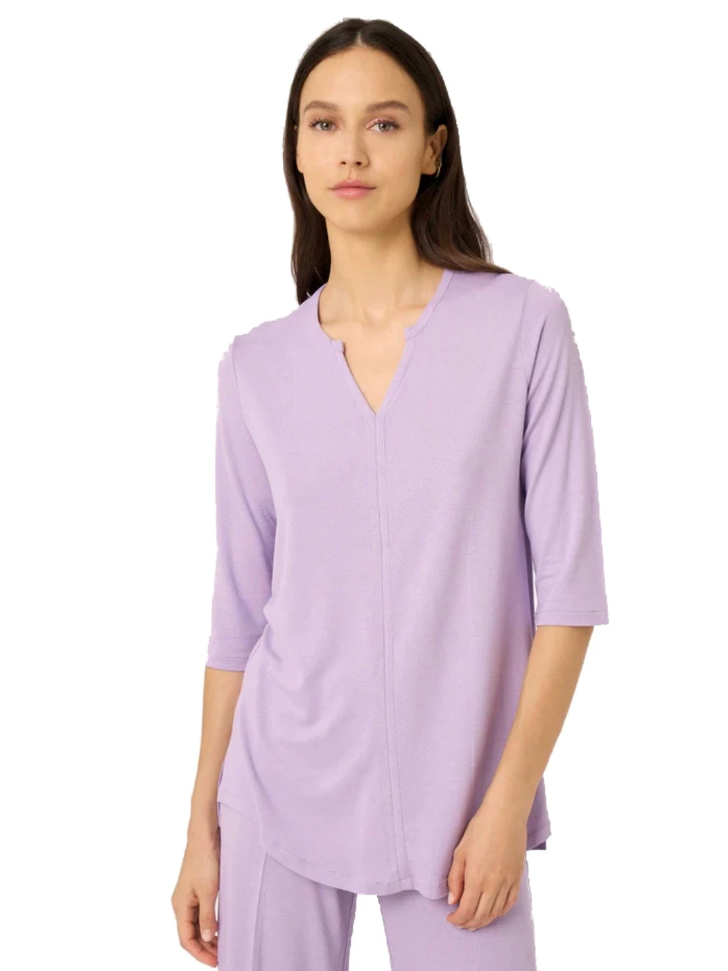 Maglia Scollo V Manica Tre Quarti Donna DD16XE