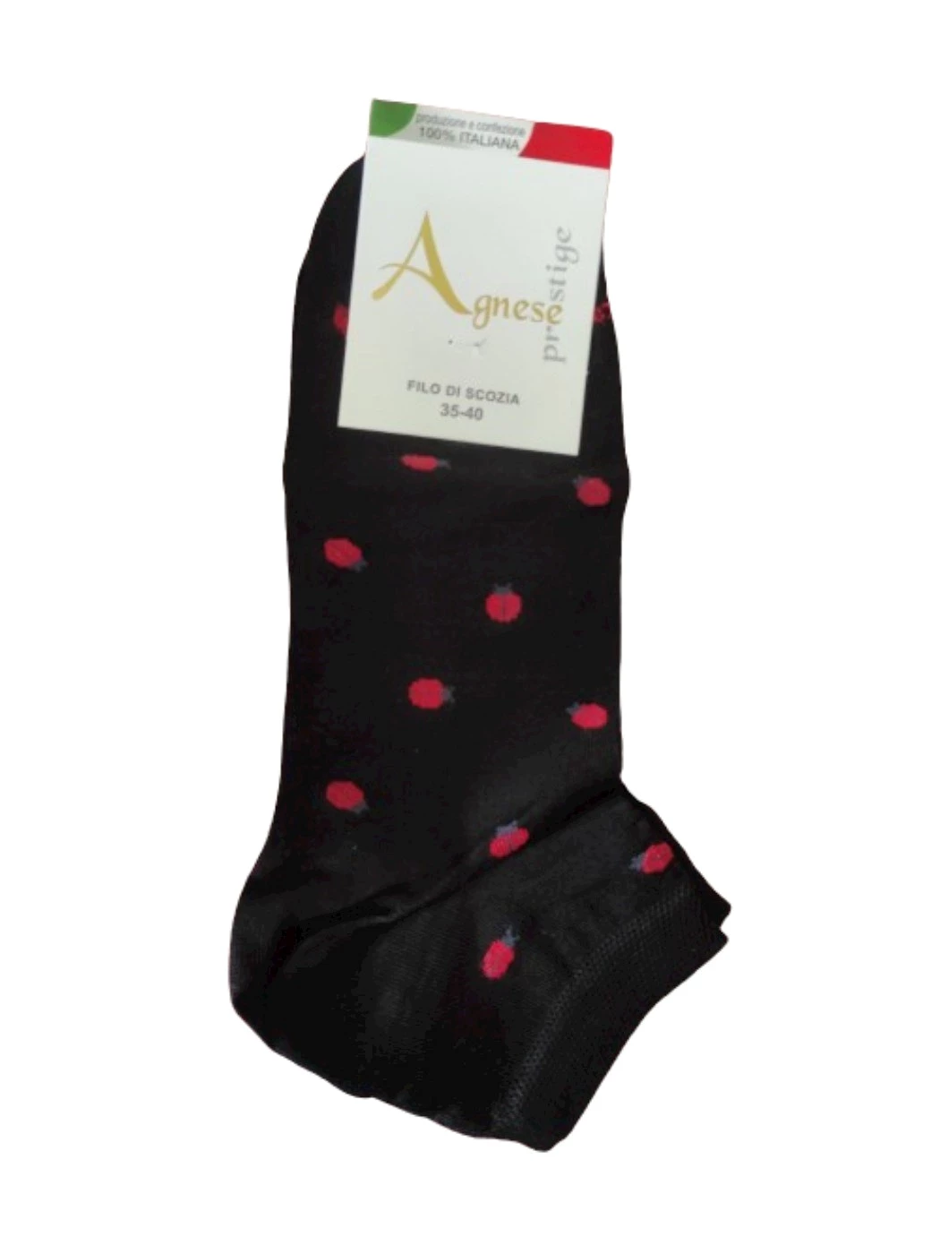 Calza Corto Caviglia in Filo di Scozia DIANA-COCCINELLE