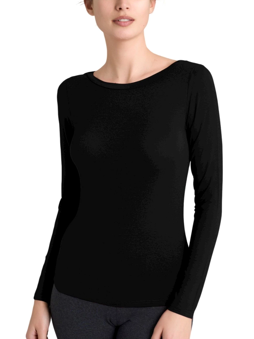 Maglia Collo Barchetta Manica Lunga Donna DM03AB