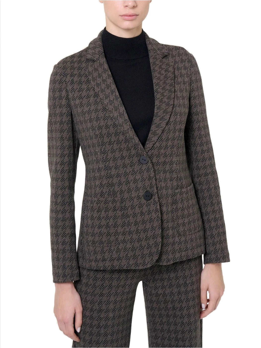 Blazer Due Bottoni in Tessuto Donna DO18GA