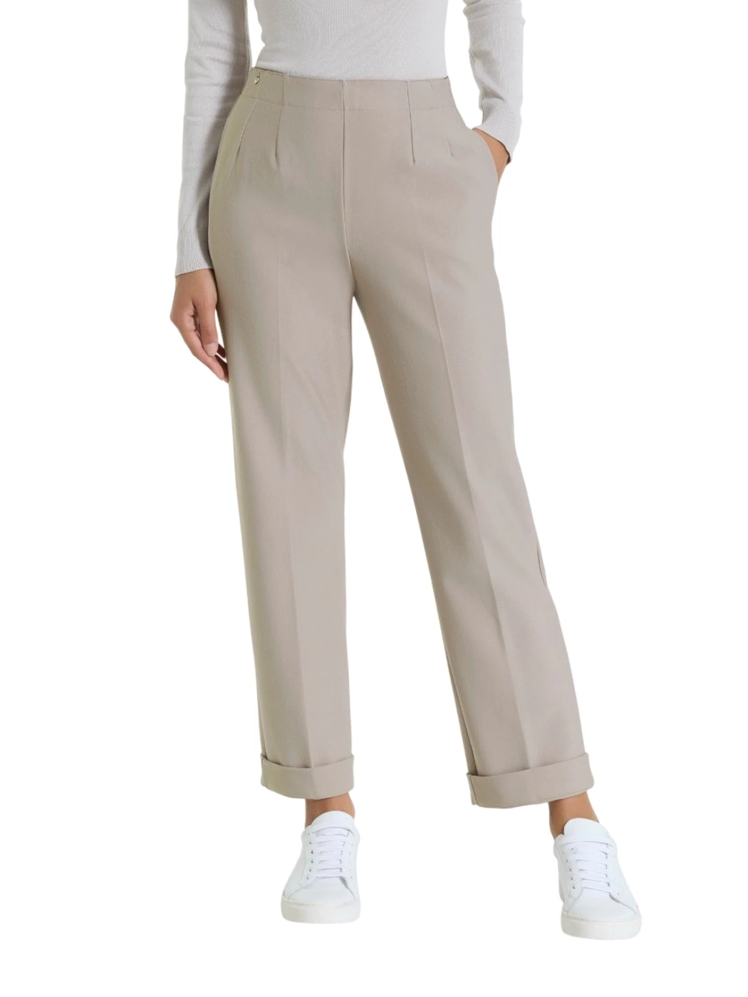 Pantalone Straight Con Tasche Donna DO32PP