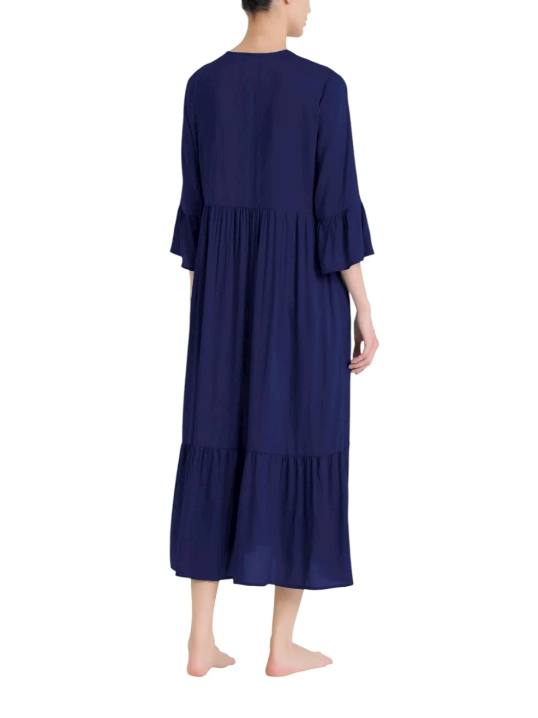 Abito Lungo Manica Tre Quarti Donna DQ09DZ