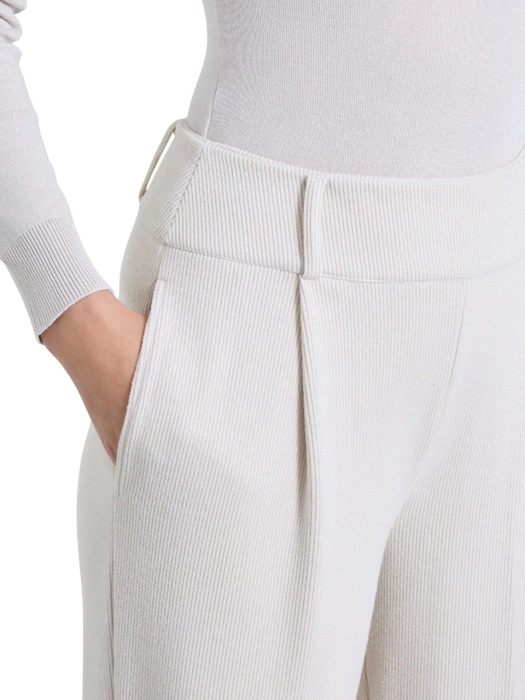 Pantalone a Carota Con Pinces Donna DR23PF