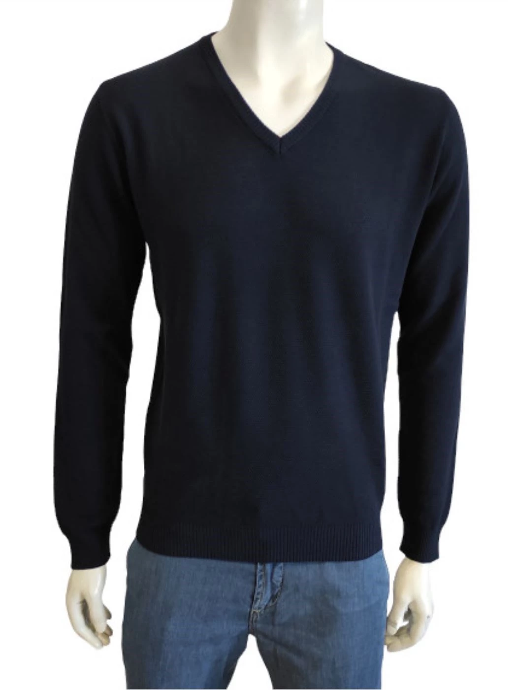 Maglia Uomo Pullover Scollo V Manica Lunga H754V