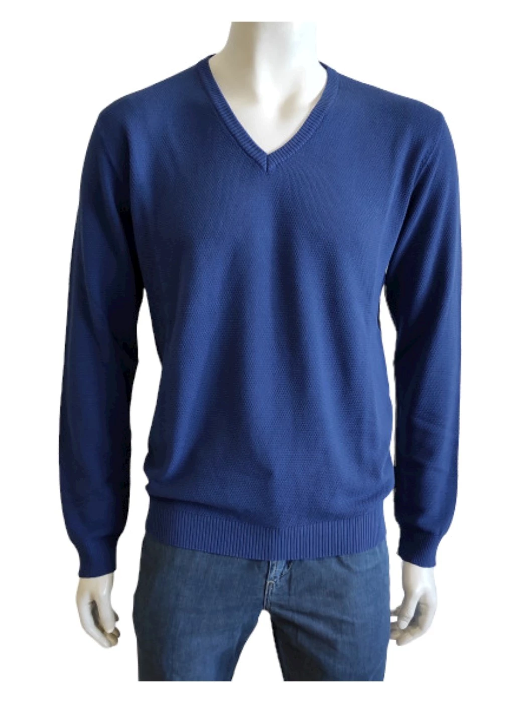 Maglia Uomo Pullover Scollo V Manica Lunga H754V