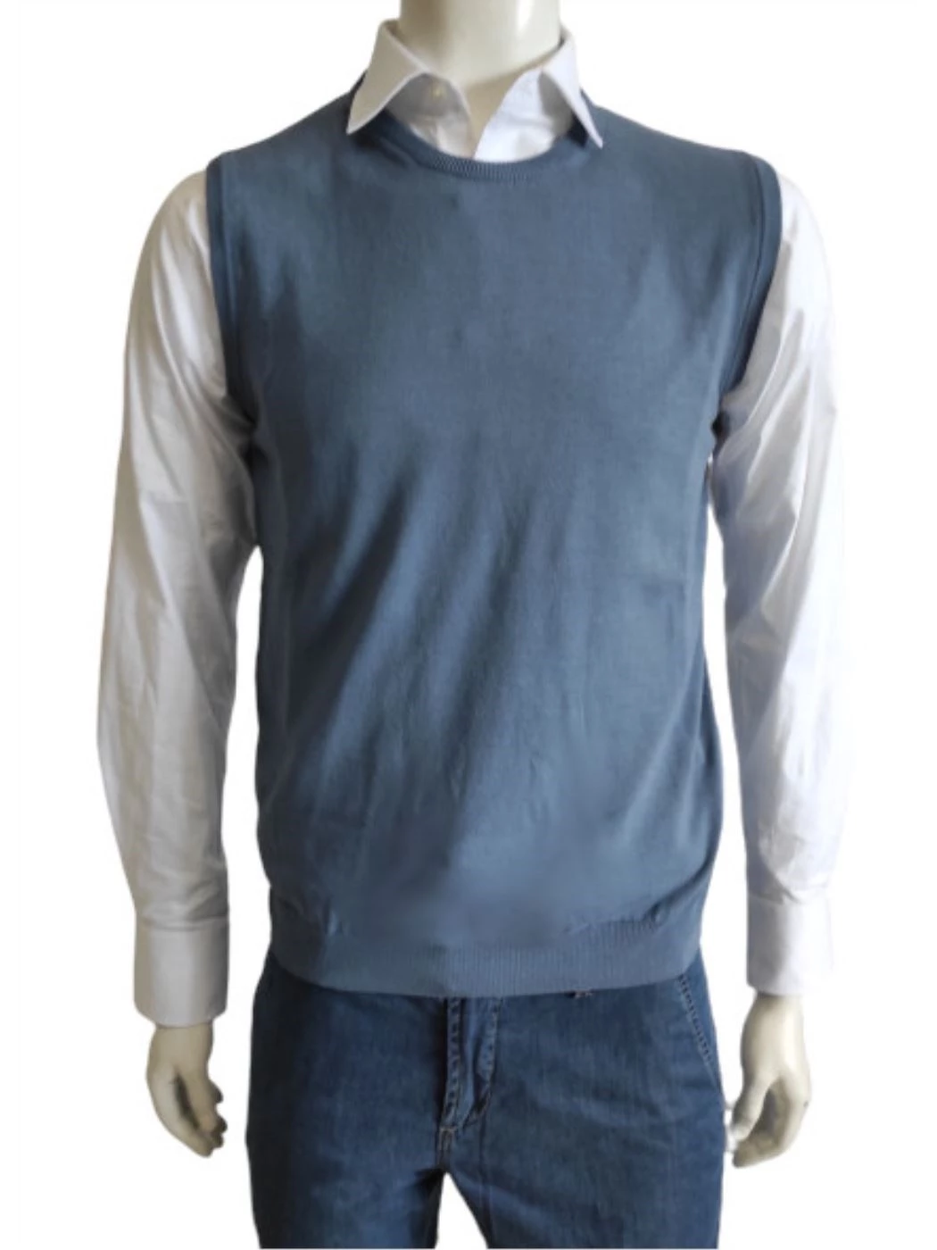 Girocollo Senza Maniche Uomo Cotone H755TG