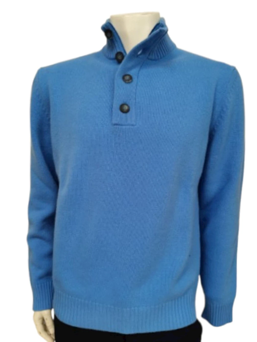 Maglia Lupetto Zip e Bottoni Uomo  H800B