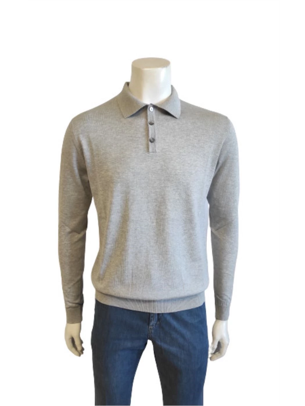 Polo Bottoni Uomo Manica Lunga H841P