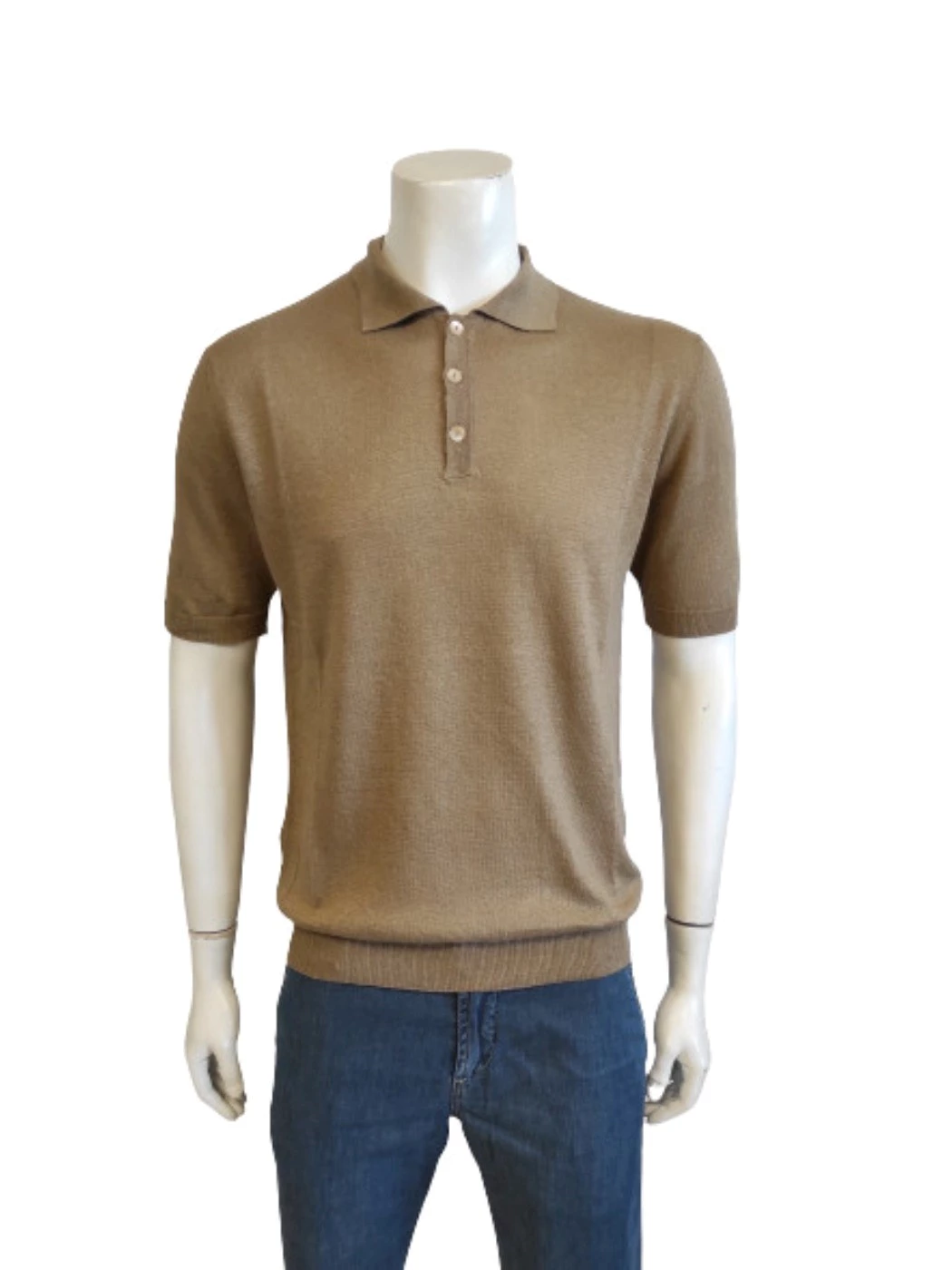 Polo Manica Corta Lino Cotone Uomo H842