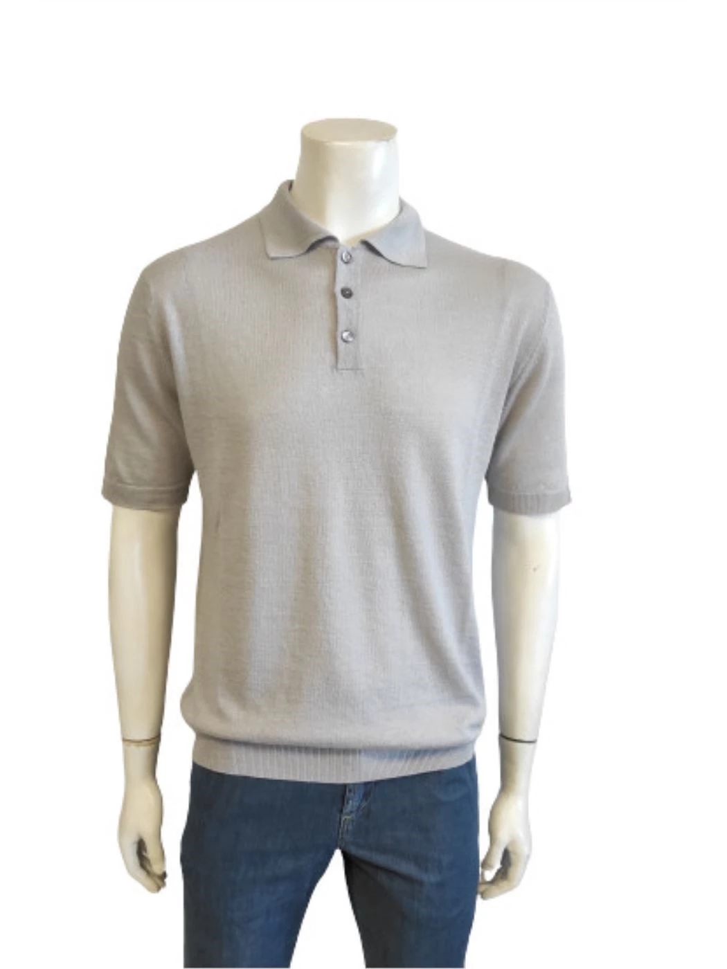 Polo Manica Corta Lino Cotone Uomo H842