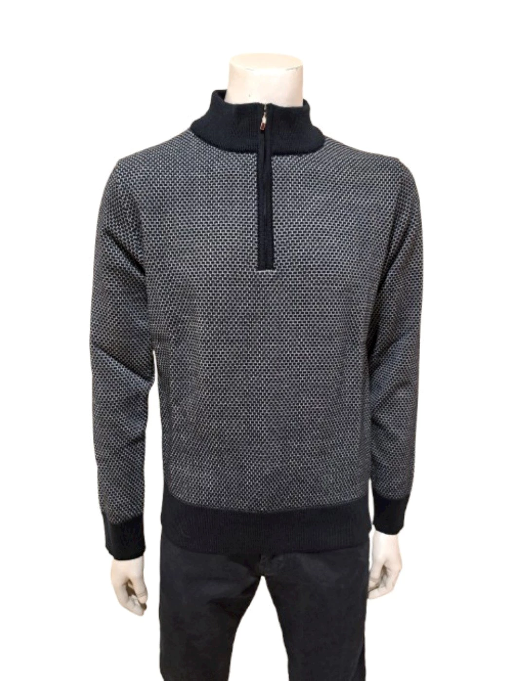 Maglia Lupetto Zip Uomo H863