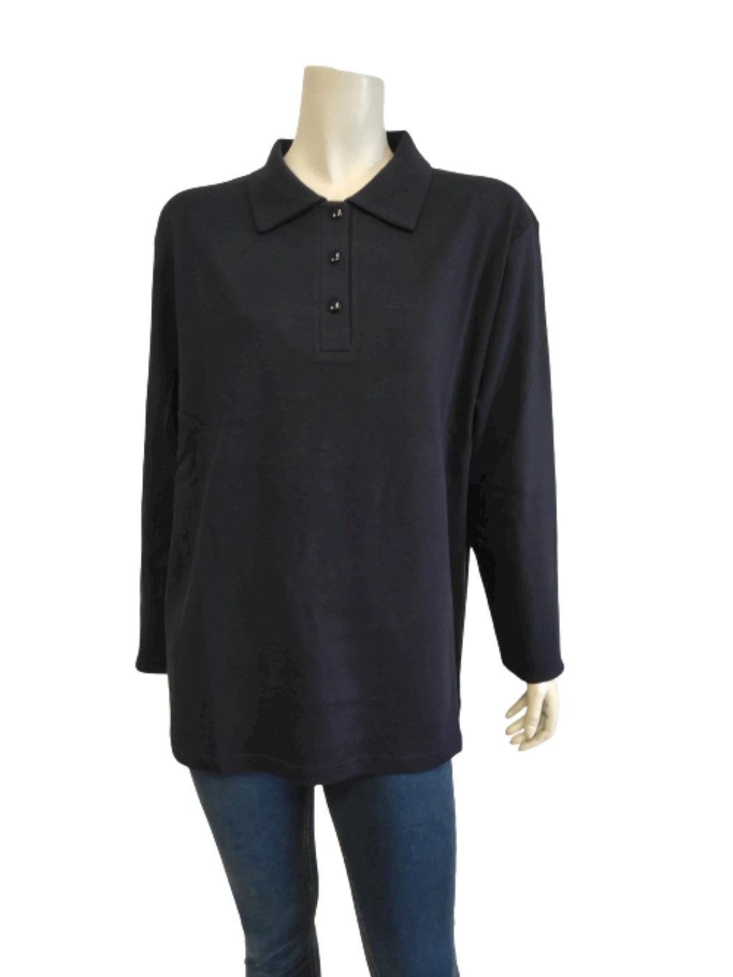 Polo Over Con Bottoni Donna I1410