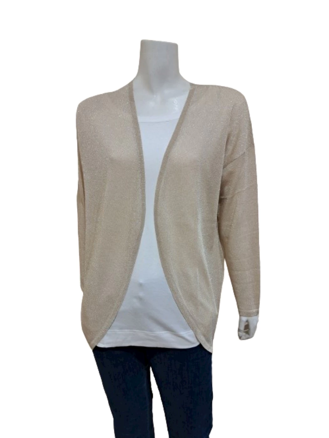 Cardigan Aperto Donna Lurex RA05MO