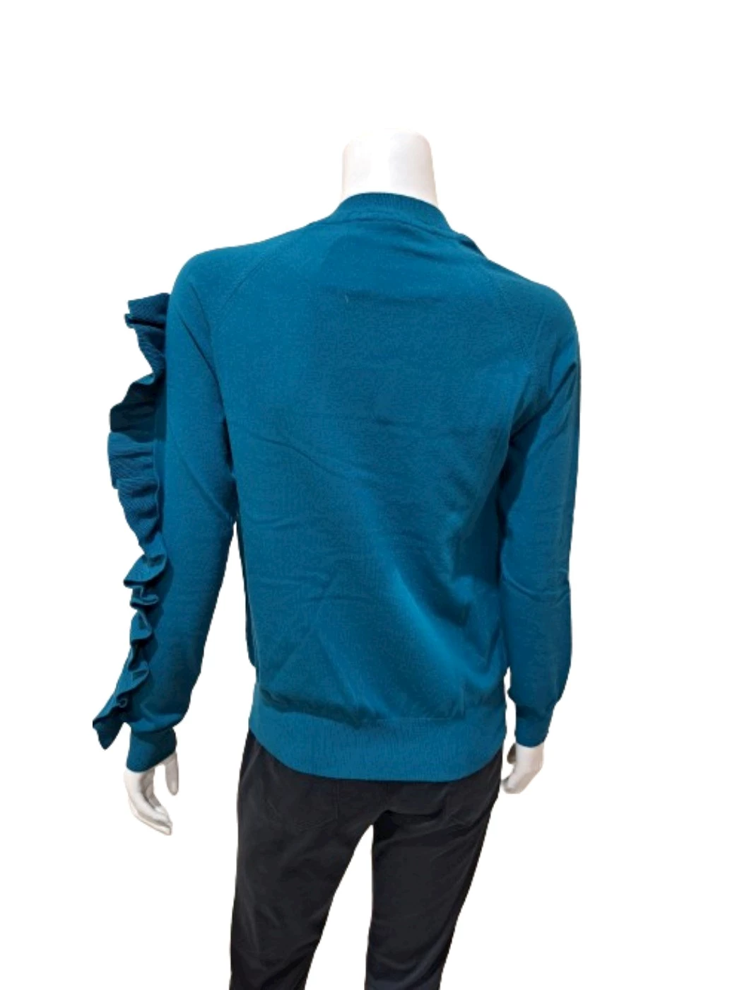 Maglia Girocollo Donna Con Volant S1067