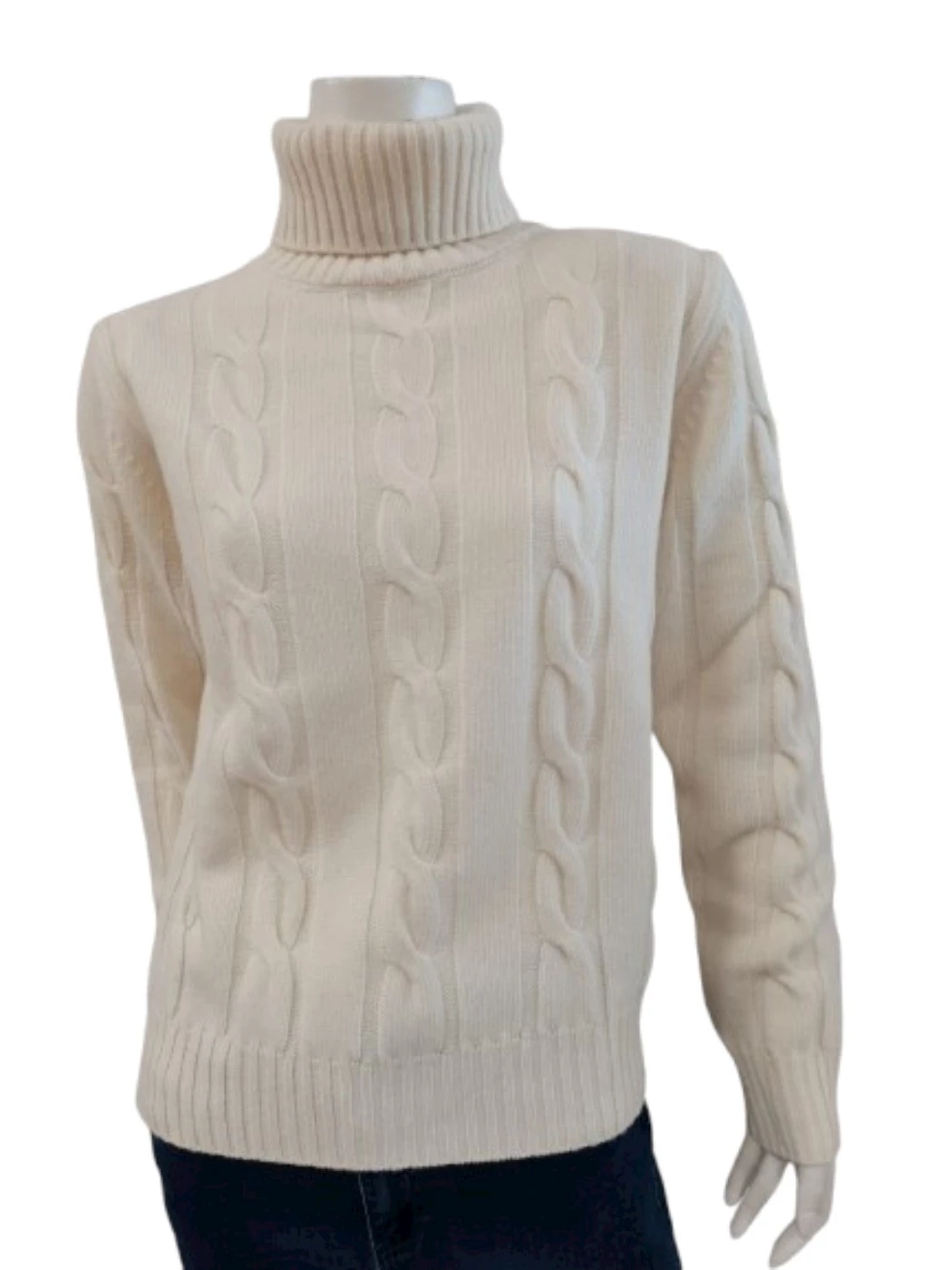 Maglia Dolcevita Treccione Donna S1073