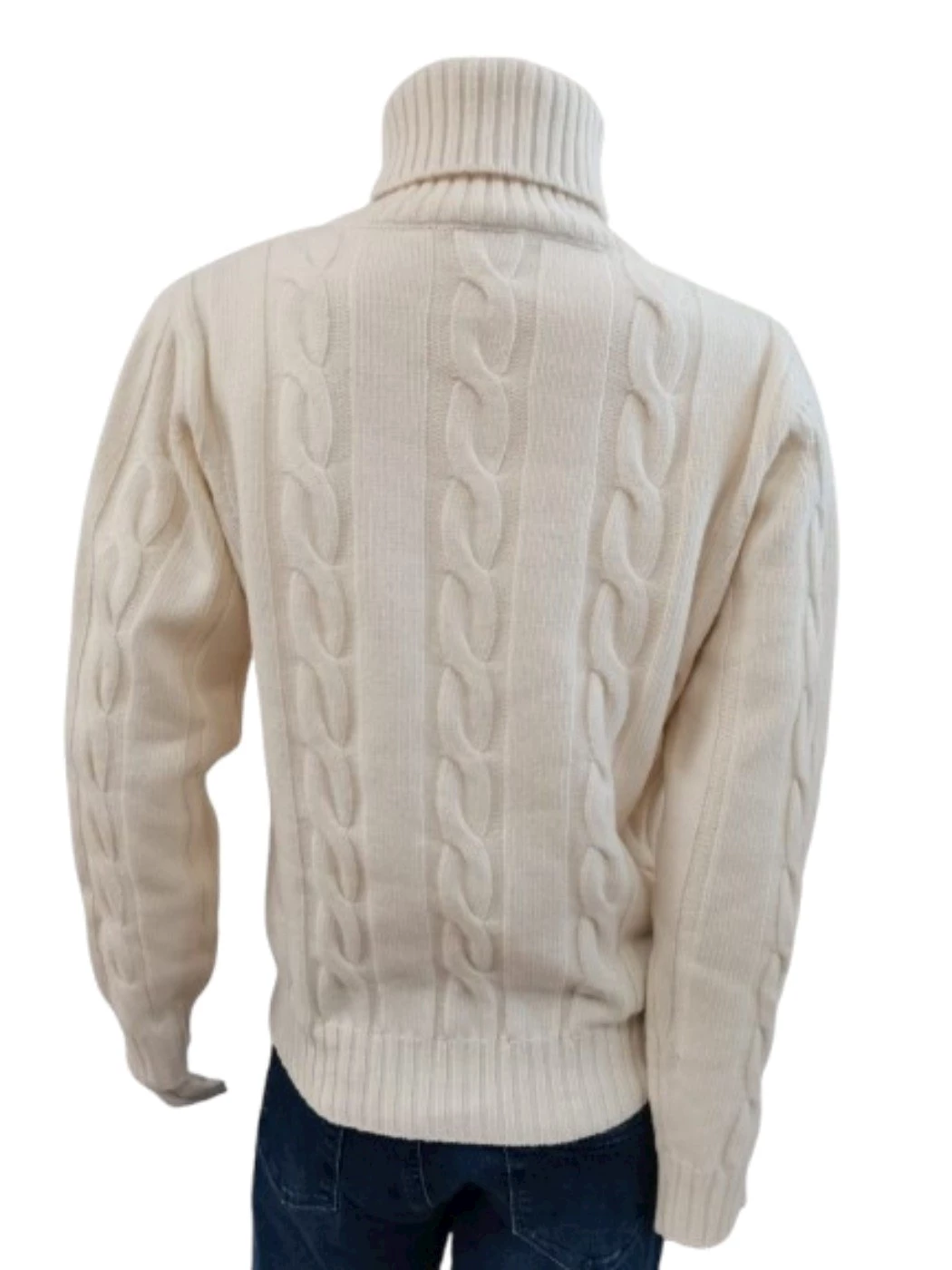 Maglia Dolcevita Treccione Donna S1073