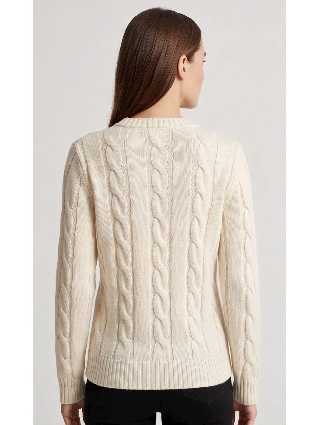 Maglia Girocollo Trecce Donna S1073G