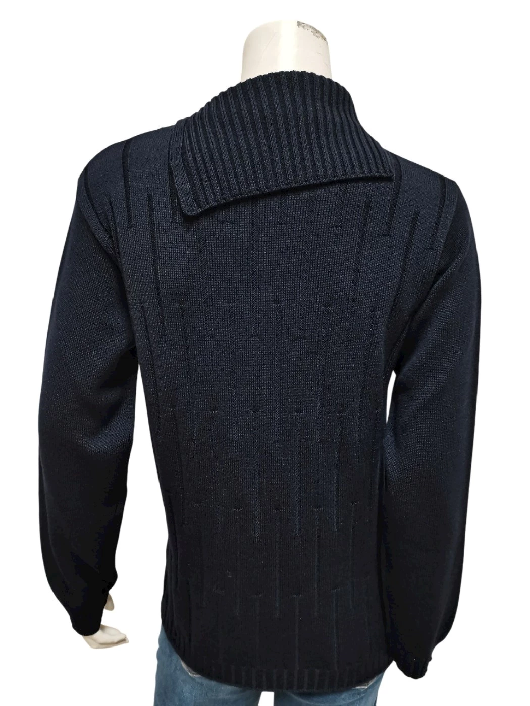 Maglia Dolcevita con Bottoni Sul Collo Donna S1092