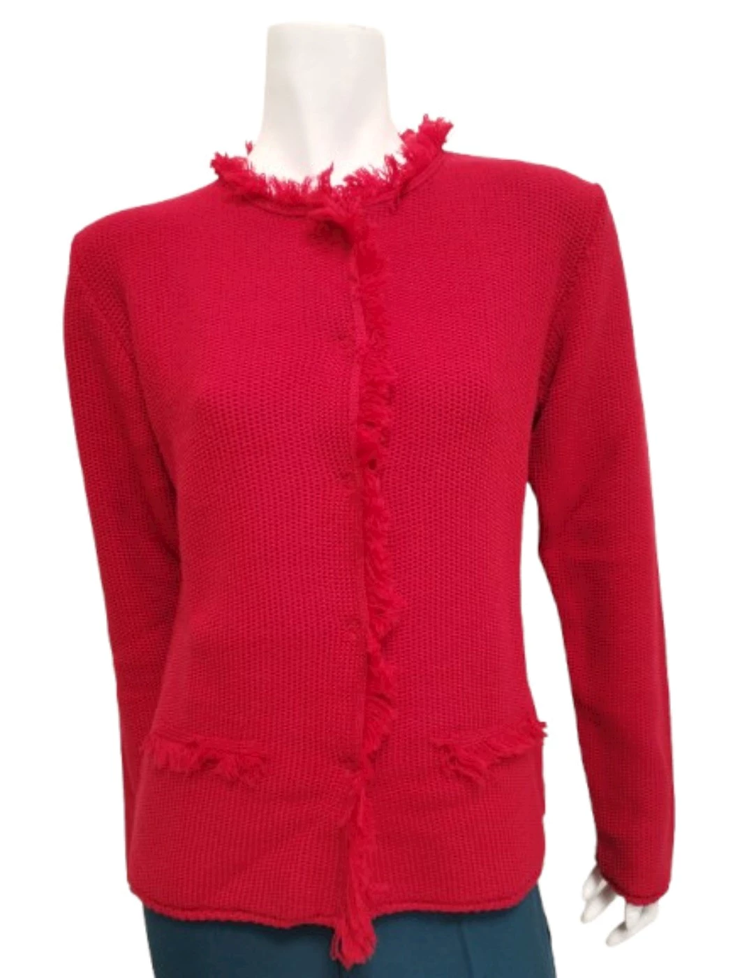Maglia Coreana Bottoni Donna Con Frange S854