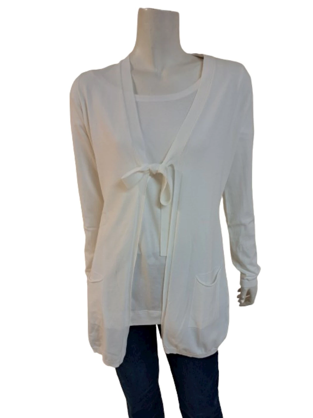 Giacca Senza Bottoni Con Tasche Donna S884G