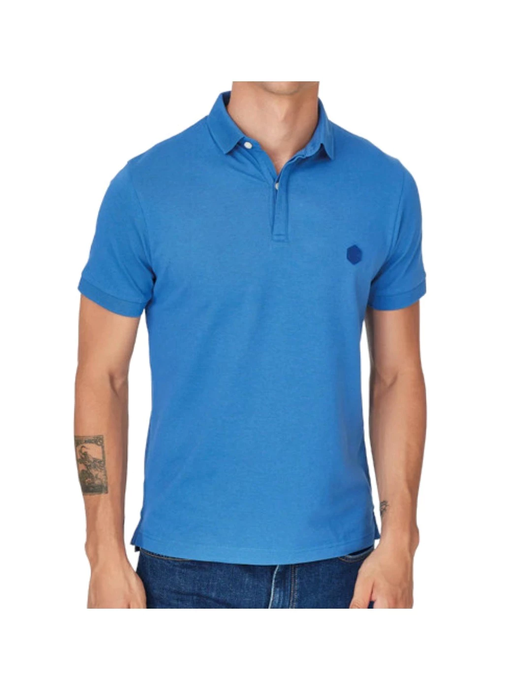 Polo Bottoni Uomo in Piquet Manica Corta U480OG