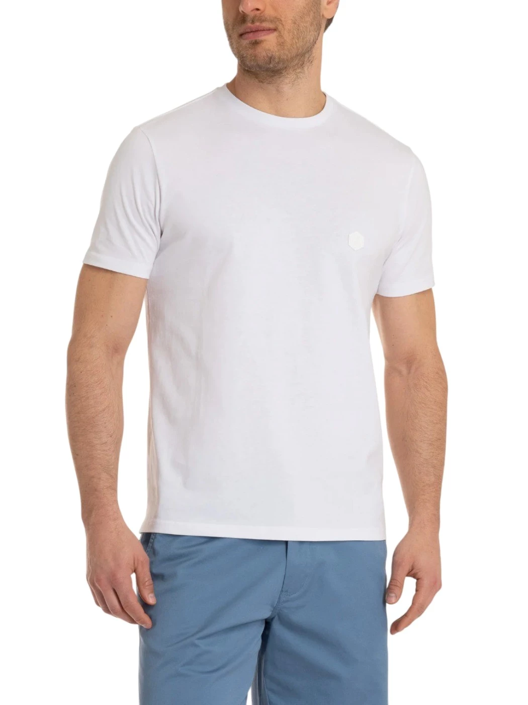 T-shirt Girocollo in Jersey di Cotone Uomo U826T7