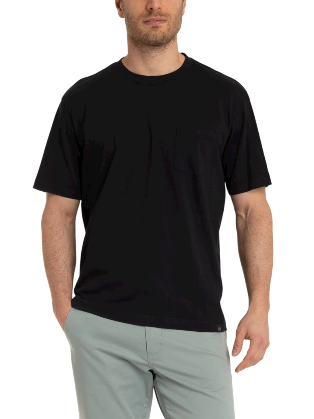 T-shirt Girocollo in Jersey di Cotone Uomo U826TL