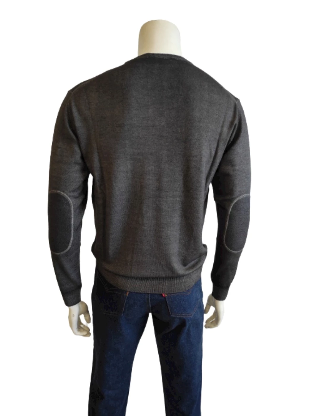 Pullover Uomo con toppe V31C