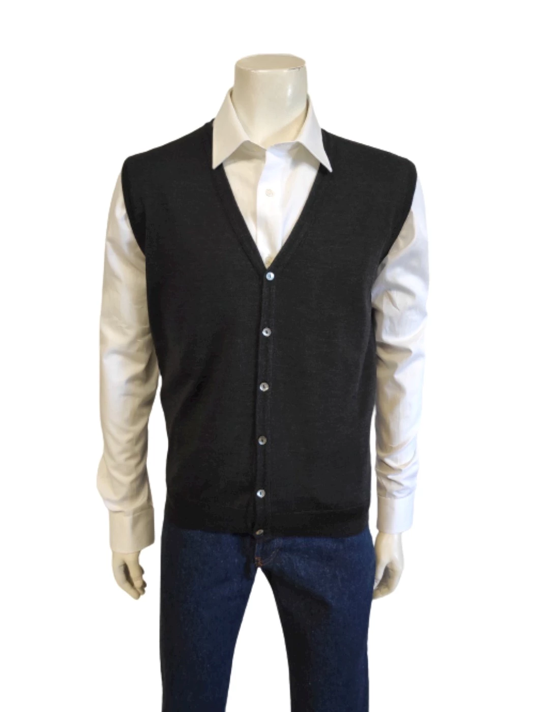 Gilet Bottoni Uomo V38