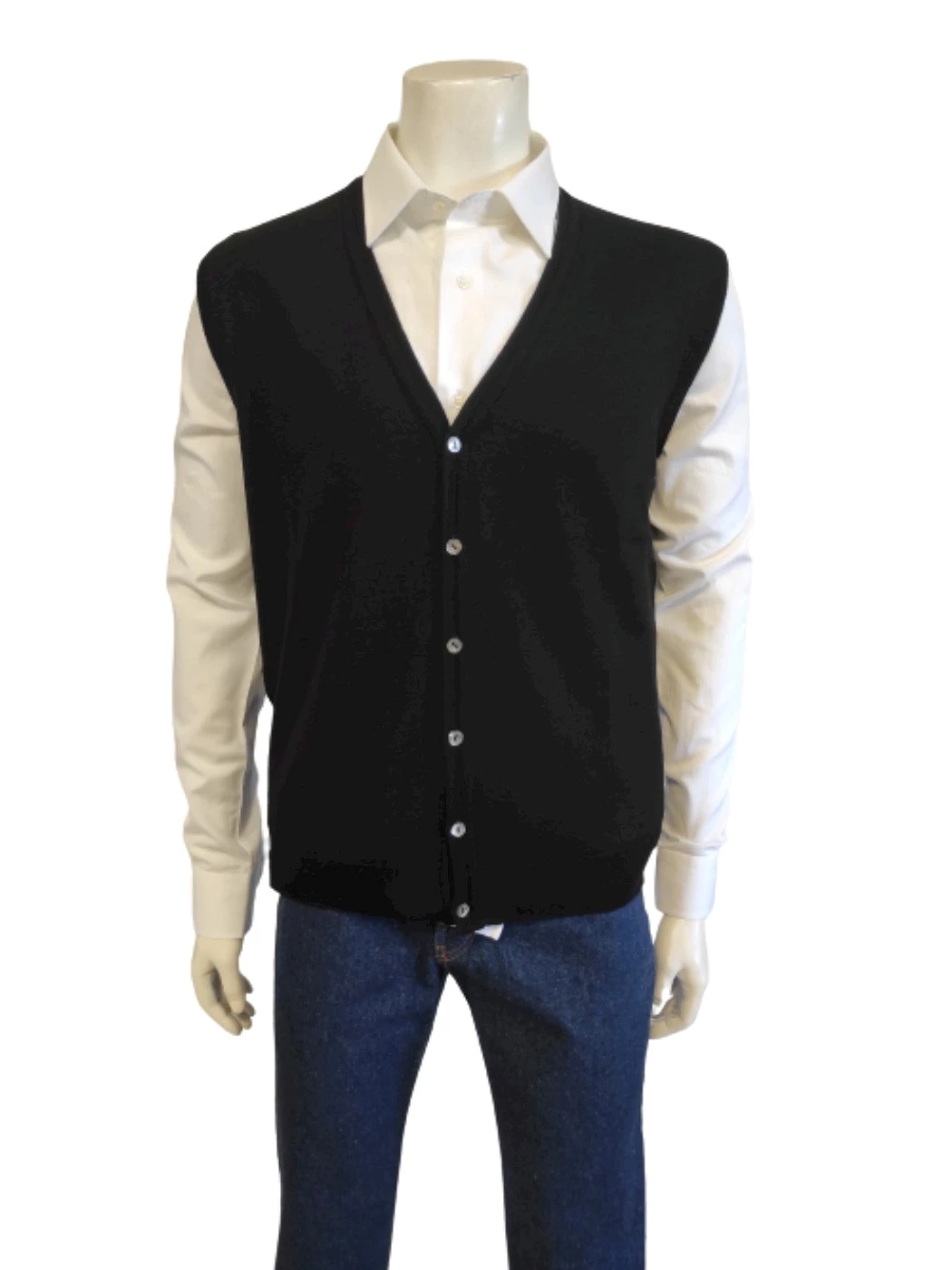 Gilet Bottoni Uomo V38