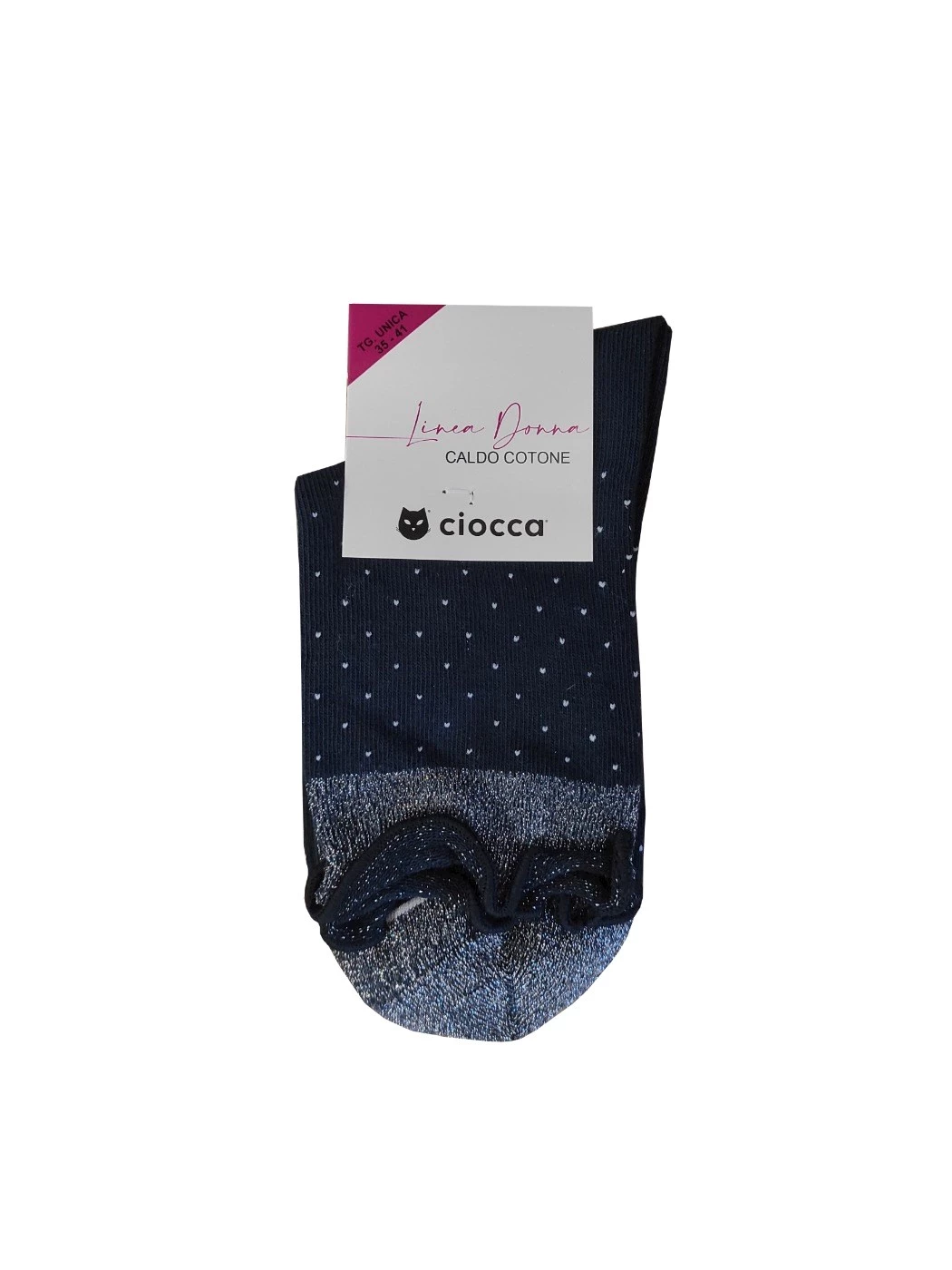 Calza Corta Donna Puntaspillo Lurex 370-2