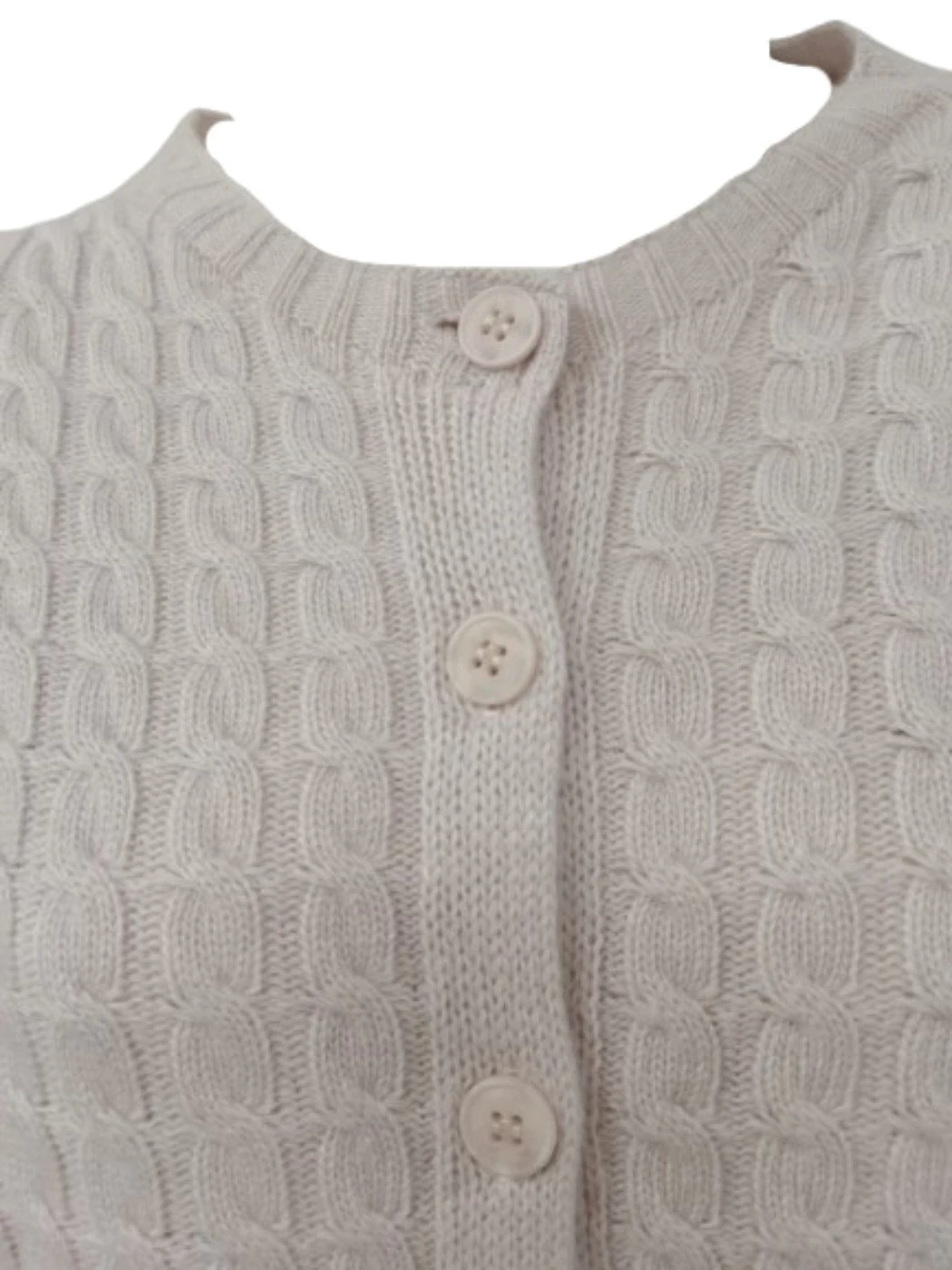 Cardigan Bottoni Treccia Donna 40221
