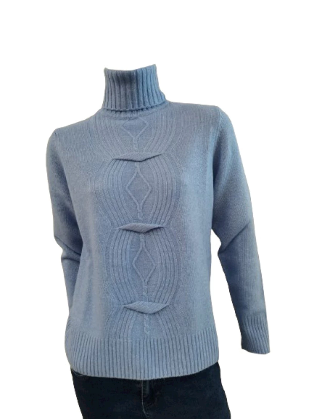 Maglia Dolcevita Treccia Donna 40305