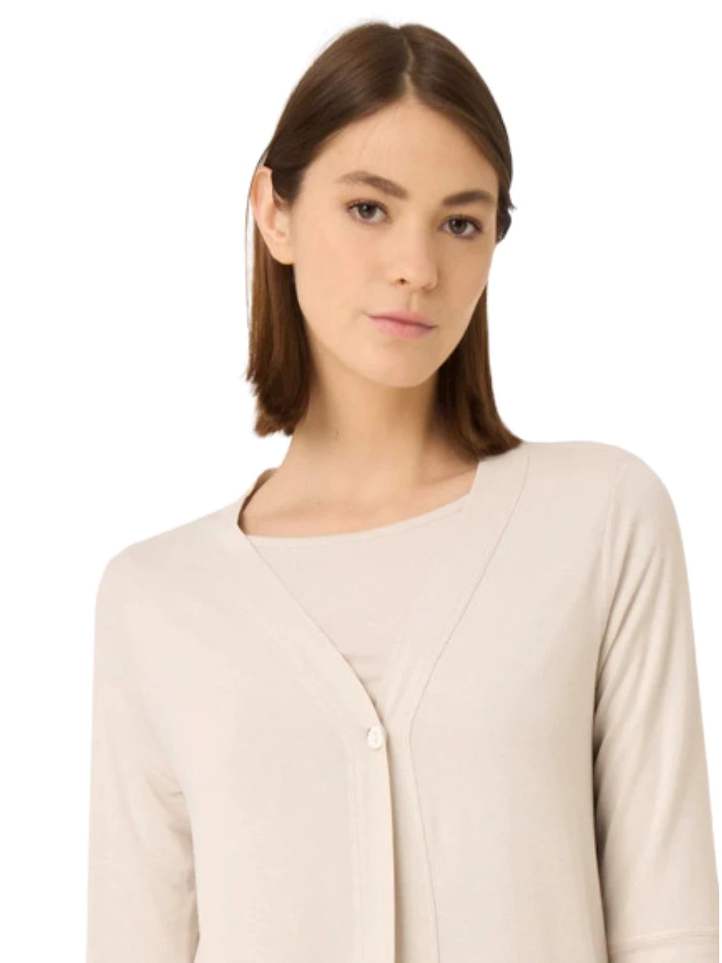 Cardigan Donna Manica Tre Quarti D424XI