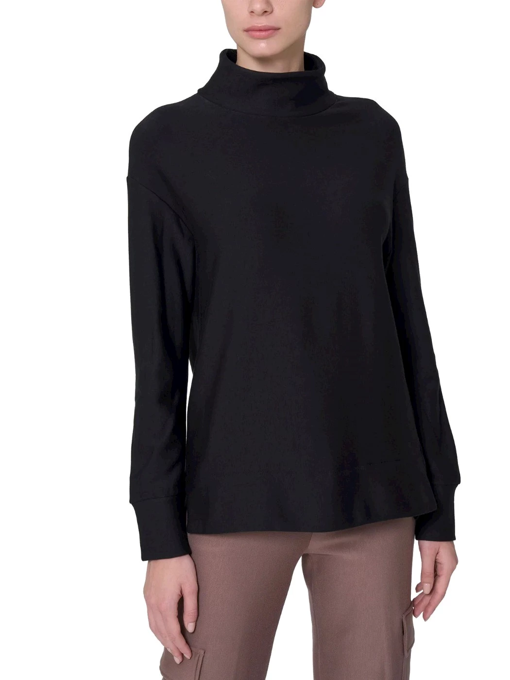 Felpa con collo alto in Eco techno Fleece DL92X1