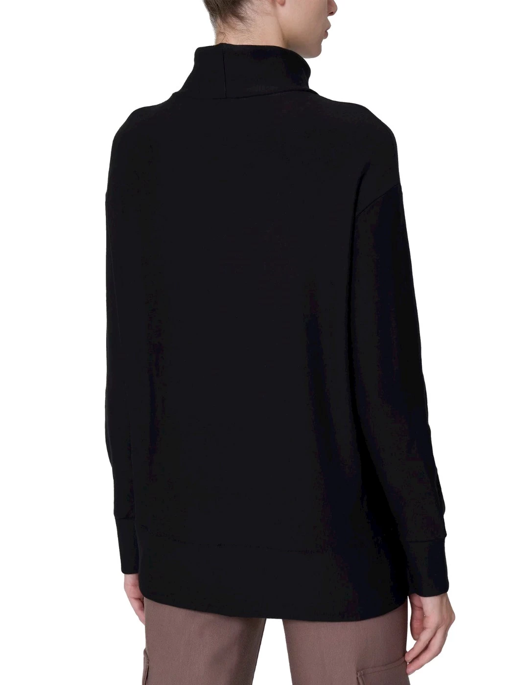 Felpa con collo alto in Eco techno Fleece DL92X1